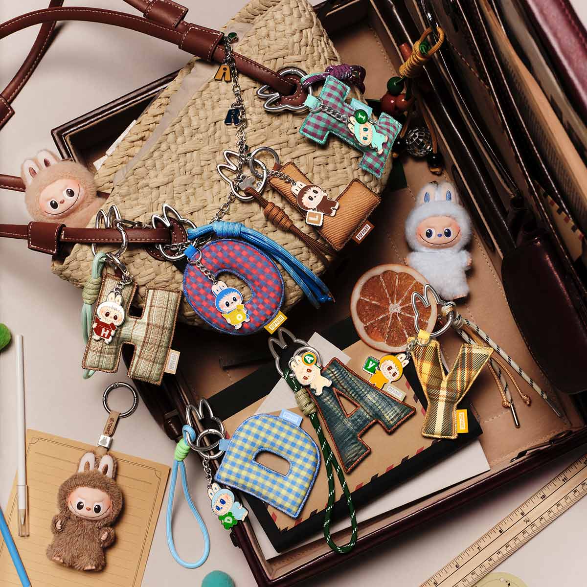 [CHOOSE YOUR LETTERS OPTION!] [IN STOCK] POPMART Pin for Love Series- Letter PENDANT Blind Box