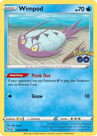 Wimpod 025/078 - Pokemon GO
