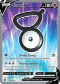 Unown V (Full Art) 176/195 - SWSH12 Silver Tempest Holofoil