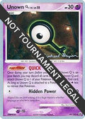 Unown [Q] 2010 (Mychael Bryan) 049 - World Championship Decks