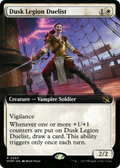 Dusk Legion Duelist (MOM-344) - March of the Machine: (Extended Art)
