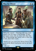 Plea for Power (LTC-195) - Tales of Middle-earth Commander