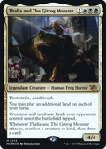 Thalia and The Gitrog Monster (PRE-255S) - March of the Machine Promos Foil