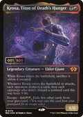 Kroxa, Titan of Death's Hunger (MUL-179) - Multiverse Legends: (Showcase) Foil